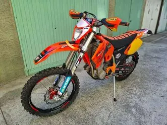 ktm 250 exc six days arancione