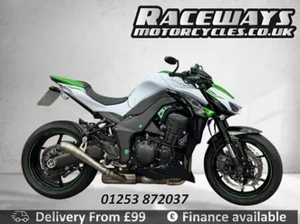 kawasaki z1000 white and green 2016 16 reg only 12,202 miles ggf abs model