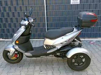 pgo tr3 50 trike dreirad roller scooter mit rückwärtsgang