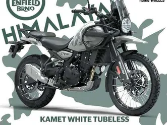 royal enfield himalayan 450 komet white tubeless