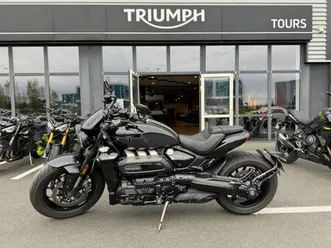 triumph rocket 3 r storm 2024 2458 cm3 | moto roadster | 1 500 km | noir | 37100 tours