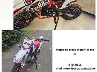lot-moto-de-cross-et-mini-moto