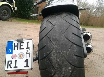 harley davidson fxsti umbau mit 240er hinterrad