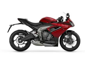 2025 triumph all-new daytona 660 granite/black & red/black