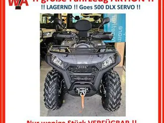 goes terrox 500l 4x4 !! inkl. servolenkung !! ** wenige fahrzeuge lagernd ** top einsteiger atv !! ** ideales atv fã¼r weingã¤rten, schrebergã¤rten oder haus- &