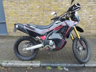 honda crf250 rally 2019 low mileage black crf250rl