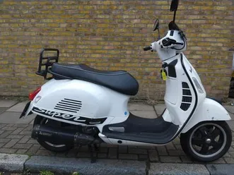 piaggio vespa gts 300 supersport white 2009 low miles