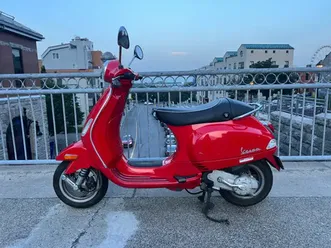 2007 vespa lx 50 dragon red