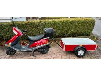 honda bali sj50 af23 oldtimer mit ahk & anhänger aus 1. hand