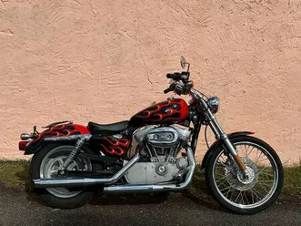harley-davidson xl 883 c sportster custom 5hd4 mit mcj auspuff