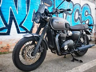 triumph 1200 bonneville t120 black 2017 8100 km