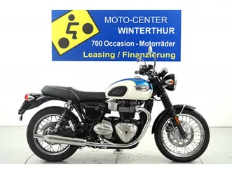 triumph bonneville t100 black, retro, occasion, chf 10'900.-