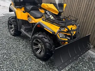 can-am outlander max xtp 500/skjær/vinsj/krok