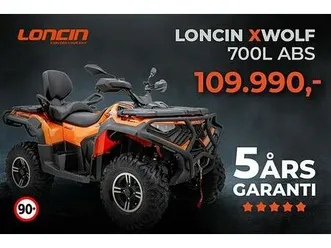 loncin xwolf 700 l abs | 5 års garanti | 90 km/t