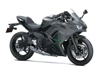 new 2026 kawasaki motorcycle ninja 650 green grey
