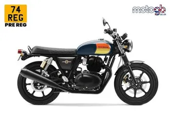 royal enfield interceptor 650 dark was £6599 now £4999 pre-reg plus otr