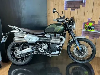 triumph scrambler 1200 xc 2019 with just 6437 miles! arrow exhausts! extras!
