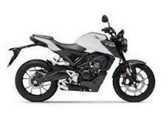 honda cb 125 1stk. in weiß lagernd weiß