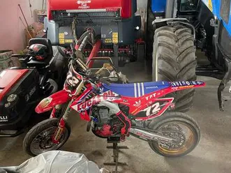 honda crf 450 r super motard rosso