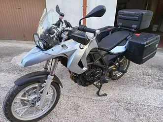 bmw f 650 gs turismo blu/azzurro