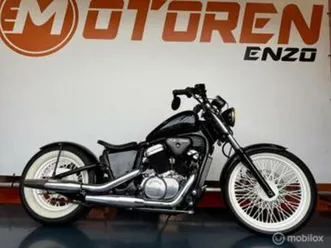 honda vt 600 shadow prof custom bobber uniek whitewalls etc — motoren | honda — marktplaats