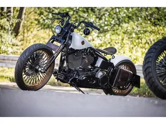 harley springer bobber softail umbau custom big spoke