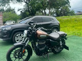 royal enfield meteor 350 supernova brown abs