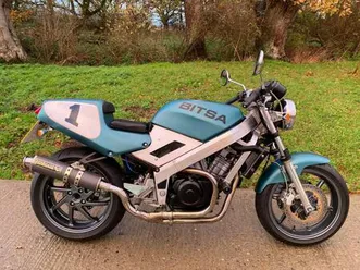 honda nt650 bros, 1990, 25,000 miles, custom build nicely done