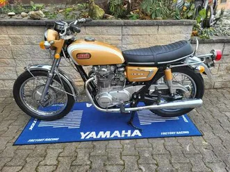 yamaha xs 1b 650 – baujahr 1971 – candy orange – matching numbers