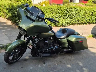 harley-davidson street glide se 114, kesstech, custom paint, top