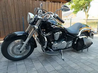 kawasaki vn 900 classic bj 06 gepflegt, viele extras