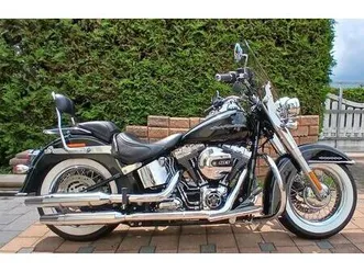 harley-davidson softail deluxe 103 flstn 1.hand + garantie , 5hd