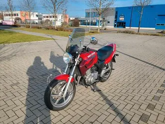 honda cb500 pc32 mit zubehör service / reifen neu.