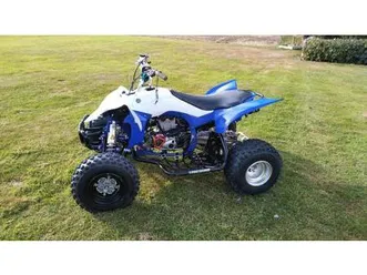 yfz 450 r yamaha quad 2014 mit doma reiger zubehör ; beschädigt