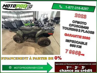 2023 cfmoto cforce 400 touring cforce400 cforce 400 touring vrai 2 places bas km