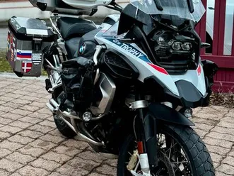 bmw r 1250 gs adventure 2023-châssis surbaissé usine-full option bmw + bulle électrique puig - garantie bmw