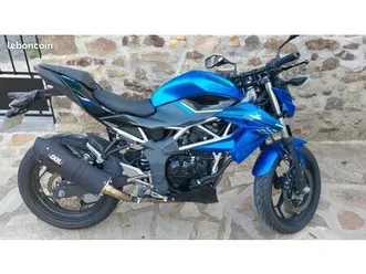 kawasaki z125 bleu