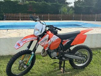 ktm 125 exc - 2004 - immatriculé, carte grise