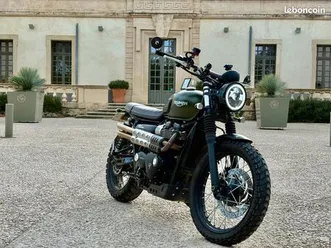 triumph scrambler 900 – entretien full triumph – pot shotgun (sonorité exceptionnelle)