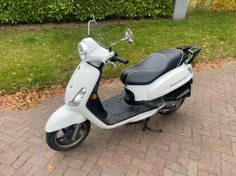 sym fiddle 2 scooter blauw kenteken — scooters | sym — marktplaats