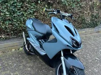 yamaha aerox 50cc - giannelli uitlaat & sportstuur — scooters | yamaha — marktplaats