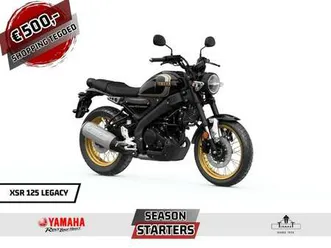 yamaha xsr 125 legacy zwart