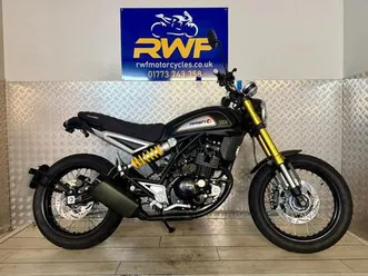 mash falcone 125, 2019, only 1 owner & 706 miles, excellent cond, mot'd