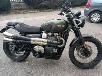 triumph street scrambler 900 verde