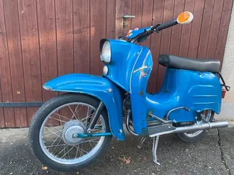 simson schwalbe kr51/1 k 3 gang bj. 75 ddr papiere atlantikblau