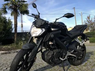 yamaha mt 125 + capacete mt helmet + casaco c/ proteção k urban (novo) viseu