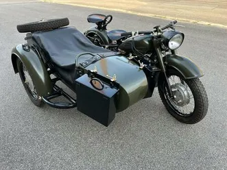 ural dnepr k750 mit 750cm³ mit beiwagenantrieb oldtimer gespann