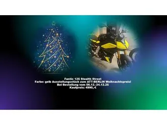fantic stealth 125 street ausstellungsst. zum att weihnachtspreis