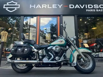 harley-davidson softail heritage 1340 classic 1992 1340 cm3 | moto custom | 40 028 km | bleu | 75003 paris 03