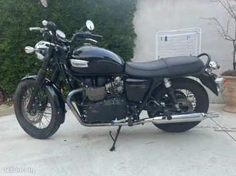 triumph bonne ville t 100 black black